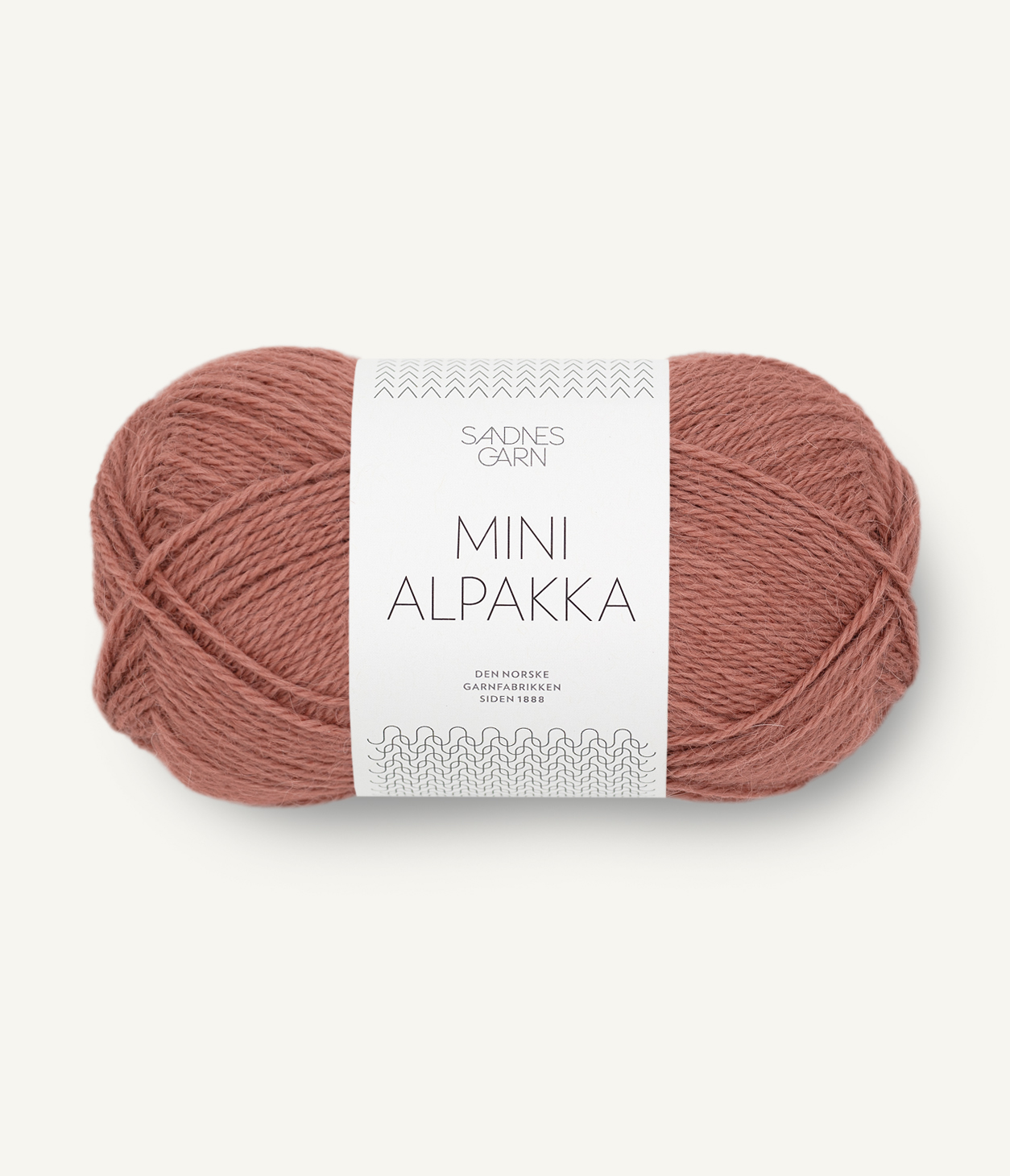 Mini Alpakka Støvet plommerosa 3553