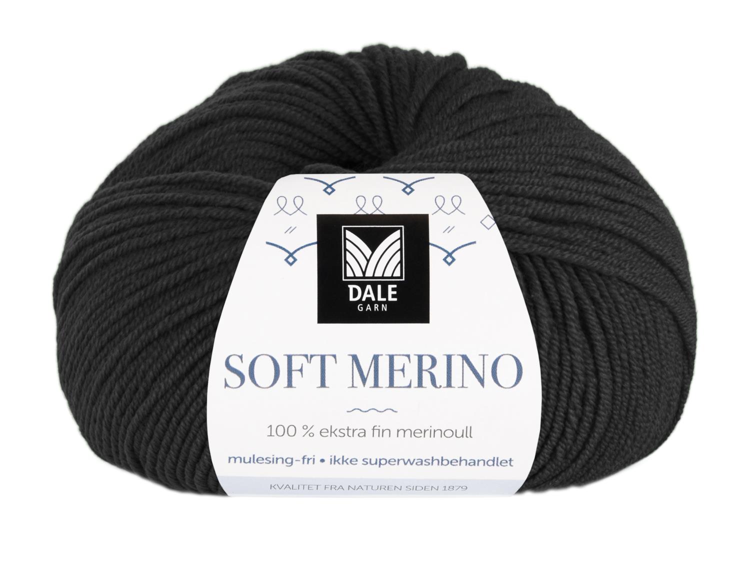 Soft Merino - Svart