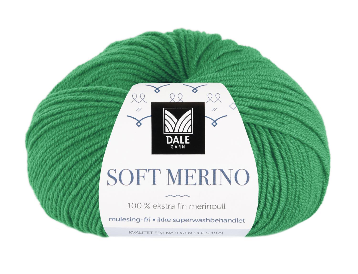 Soft Merino - Skarp grønn