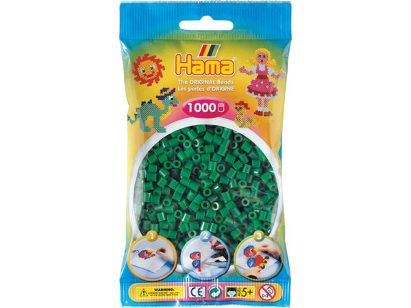 Hama Midi super 1000s - 10 Grønn