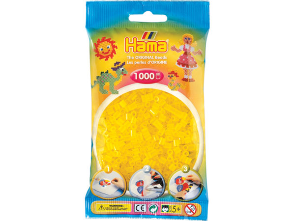 Hama Midi super 1000s - 14 Transparent gul