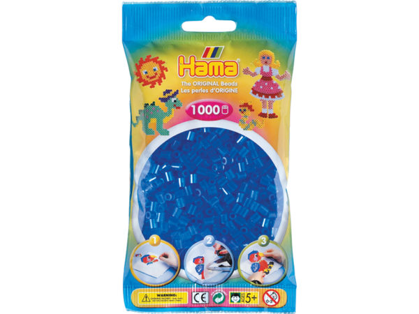 Hama Midi super 1000s - 15 Transparent blå