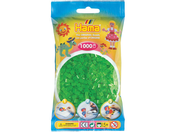Hama Midi super 1000s - 37 Neon grønn