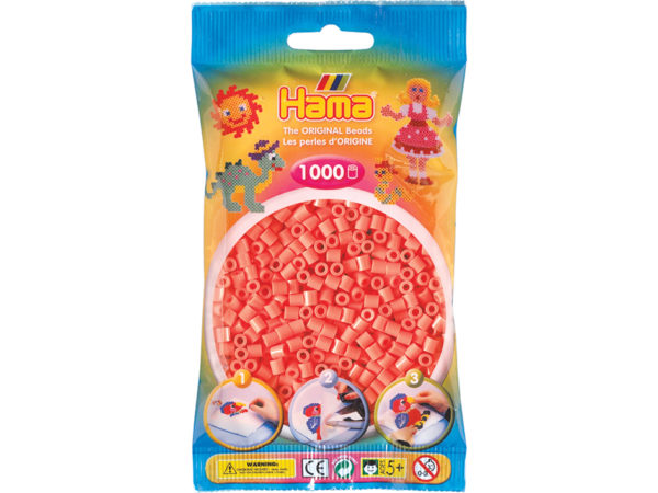 Hama Midi super 1000s - 44 Pastell rød