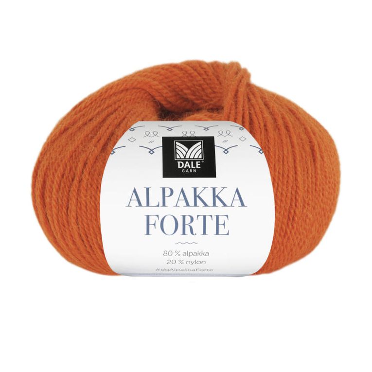 Alpakka Forte - Oransje