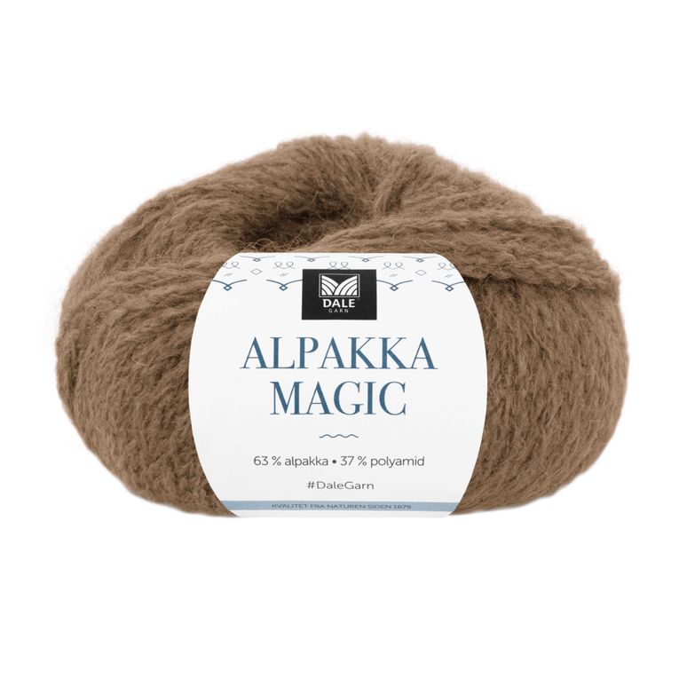Alpakka Magic - Nøttebrun