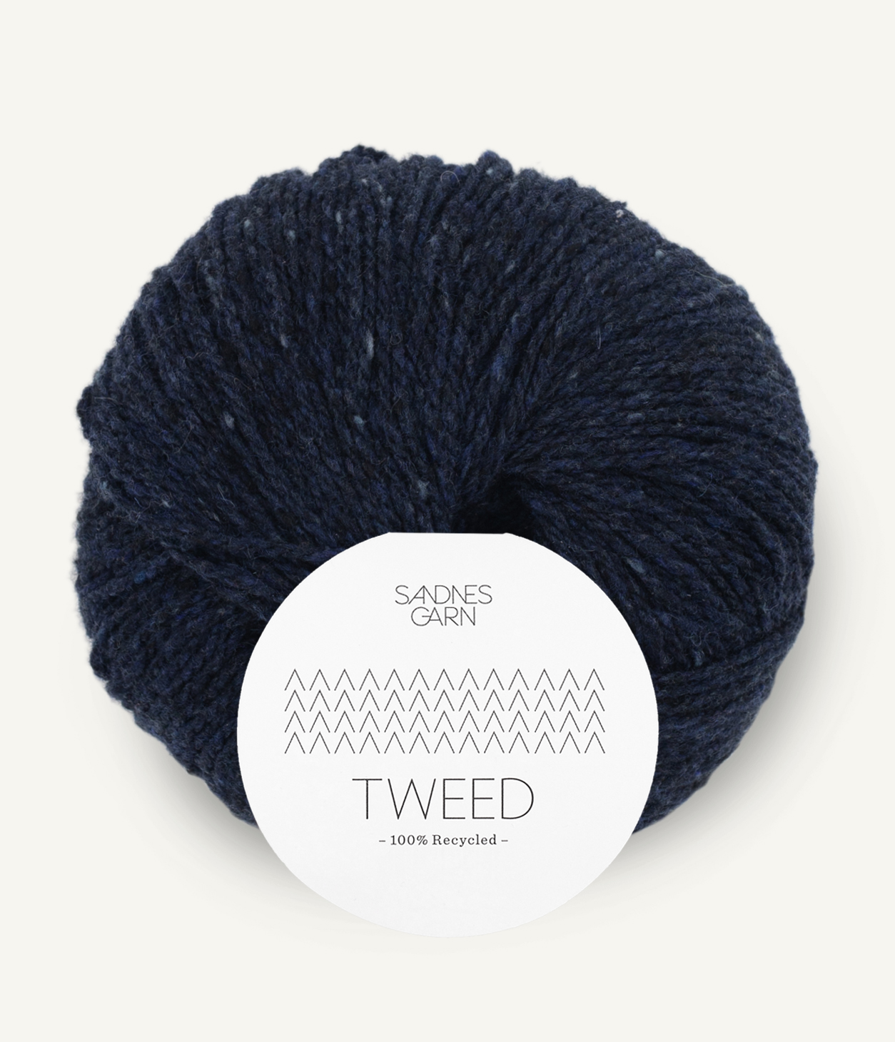 Tweed Recycled Marineblå