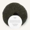 Tweed Recycled Olivengrønn