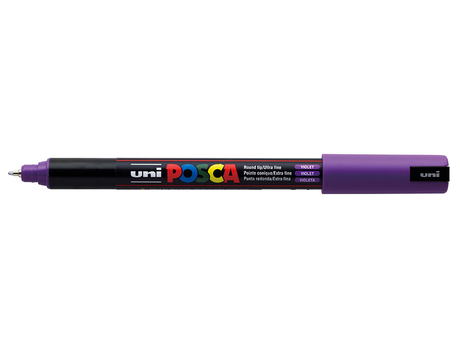 Uni POSCA PC-1MR - Ultra-Fine 0,7mm - 12 Violet