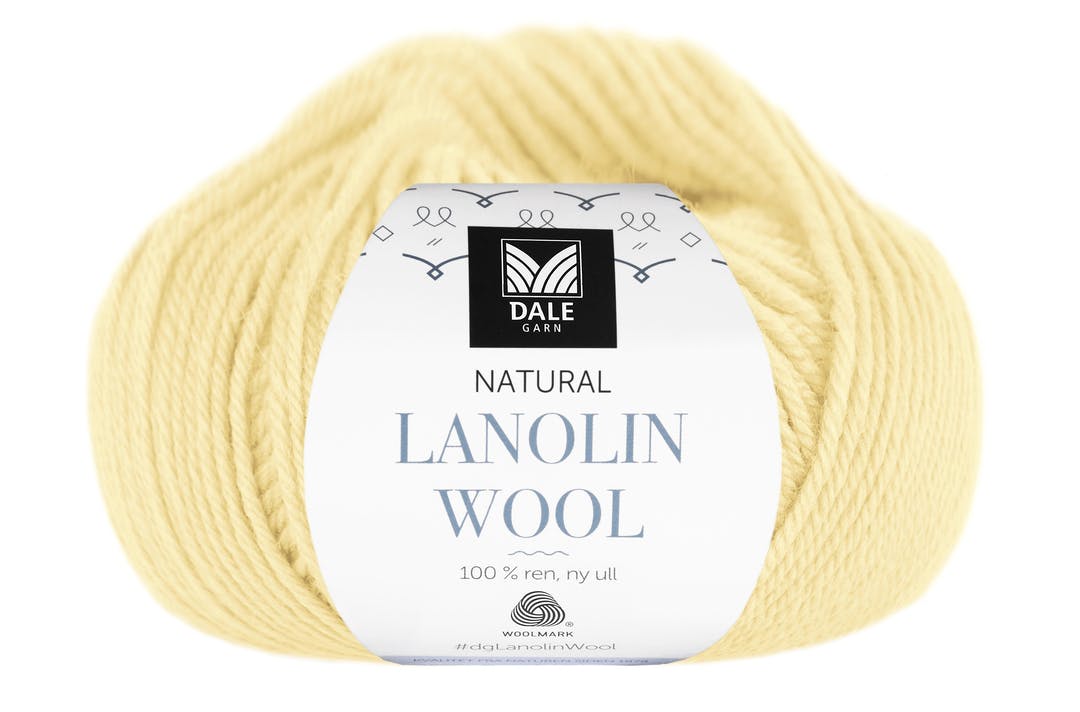 Lanolin Wool - Lys gul