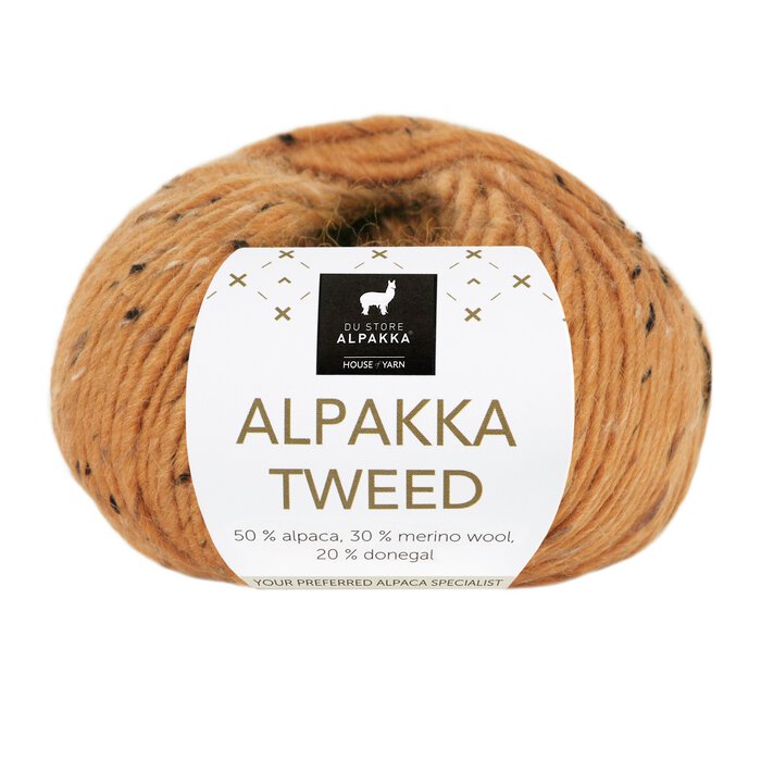 Alpakka Tweed - safrangul