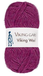 Viking Wool fv. 566 - Mørk rosa