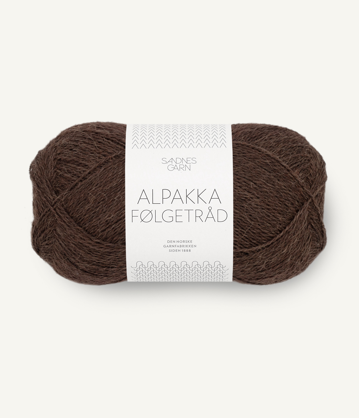 Alpakka Følgetråd Cacao Nibs 3091