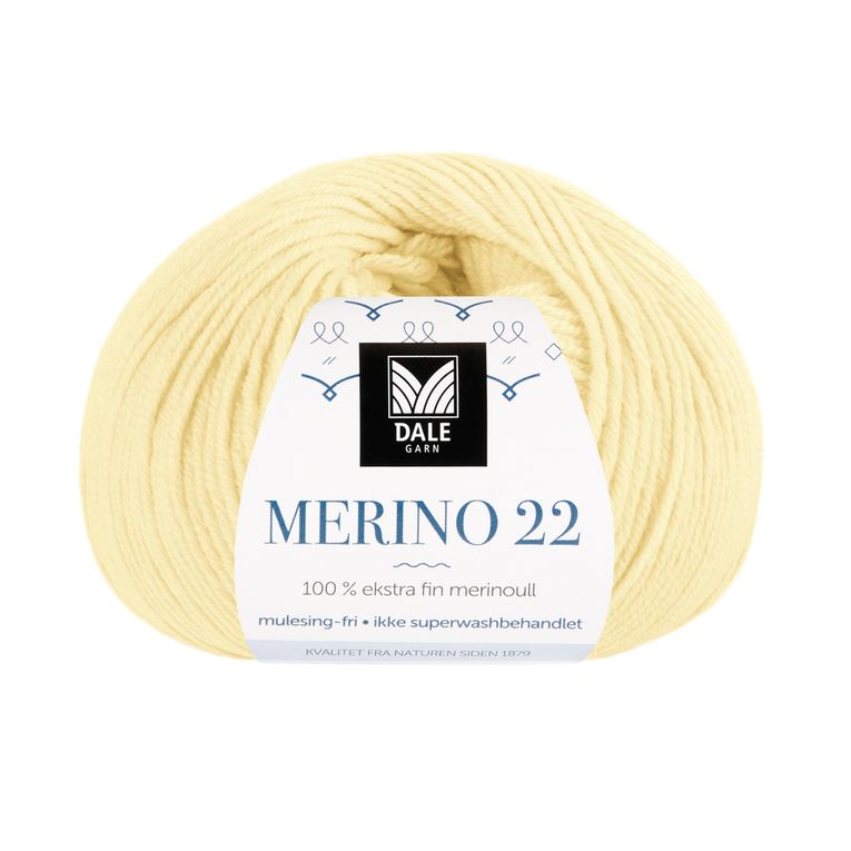 Merino 22 - Lys gul