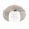 Silky Wool - Lys grå Upcycle