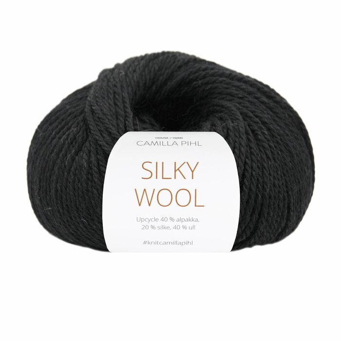 Silky Wool - Sort Upcycle