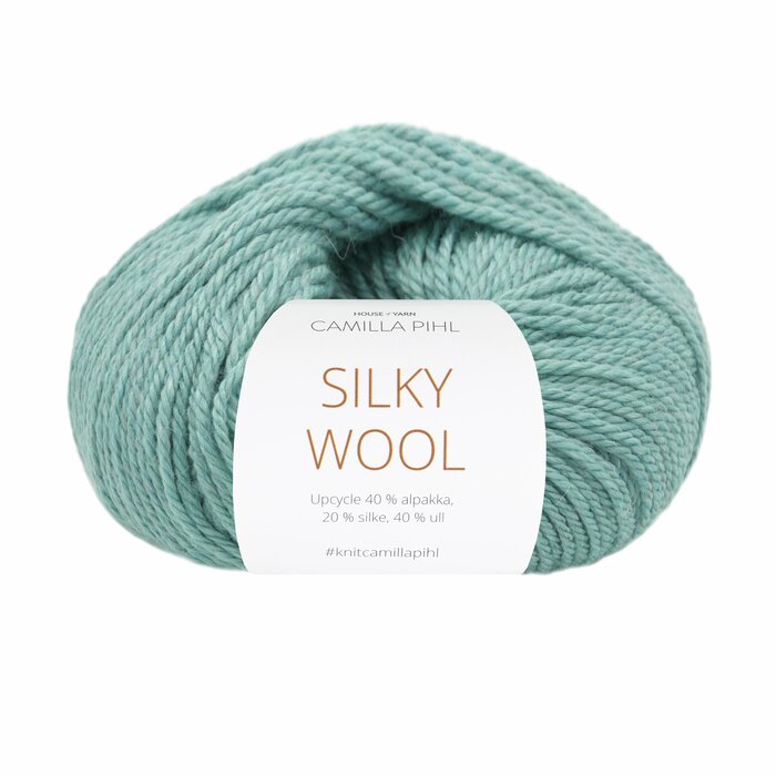 Silky Wool - Lys aqua Upcycle
