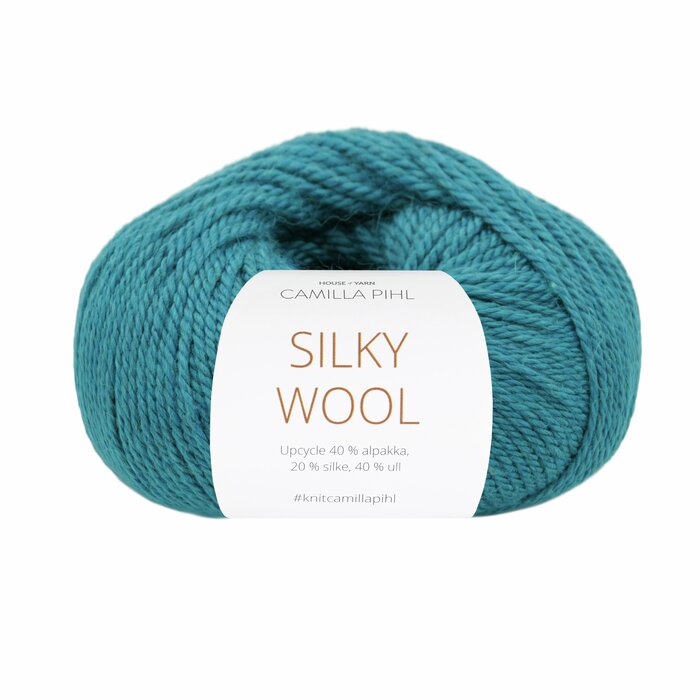 Silky Wool - Sjøgrønn Upcycle