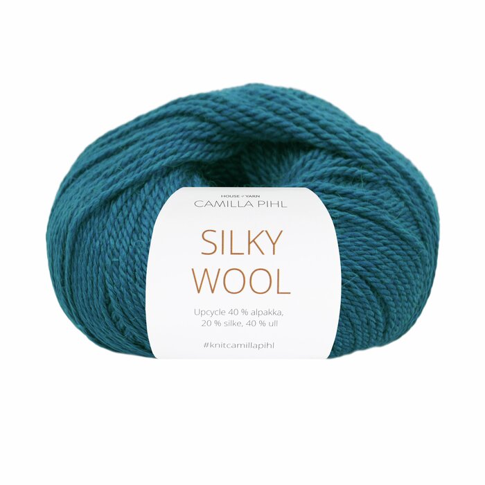 Silky Wool - Blågrønn Upcycle