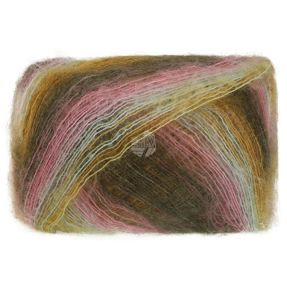 Cottonhair 109 - Sennep/Mint/Rosa