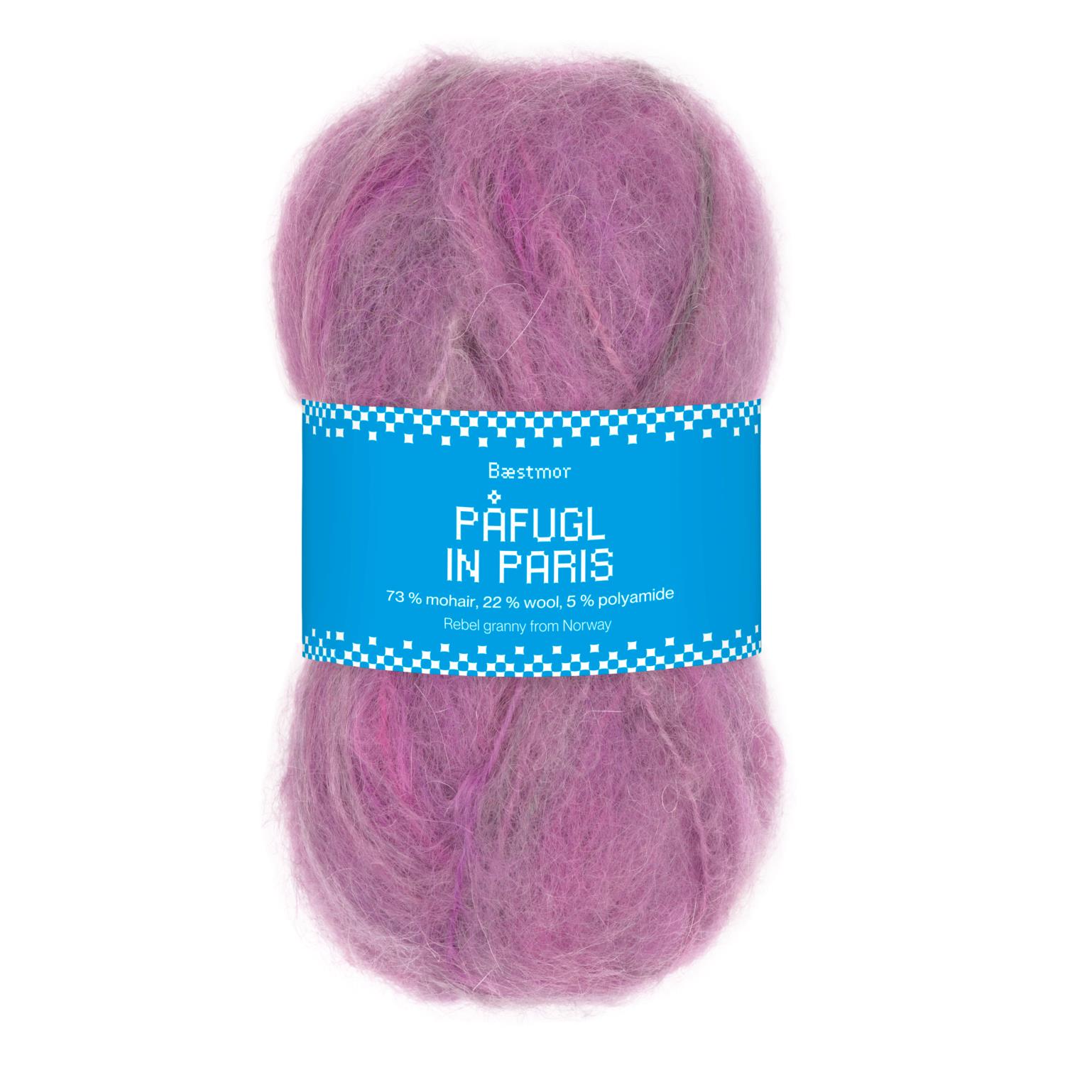 Påfugl in Paris - Purple mix