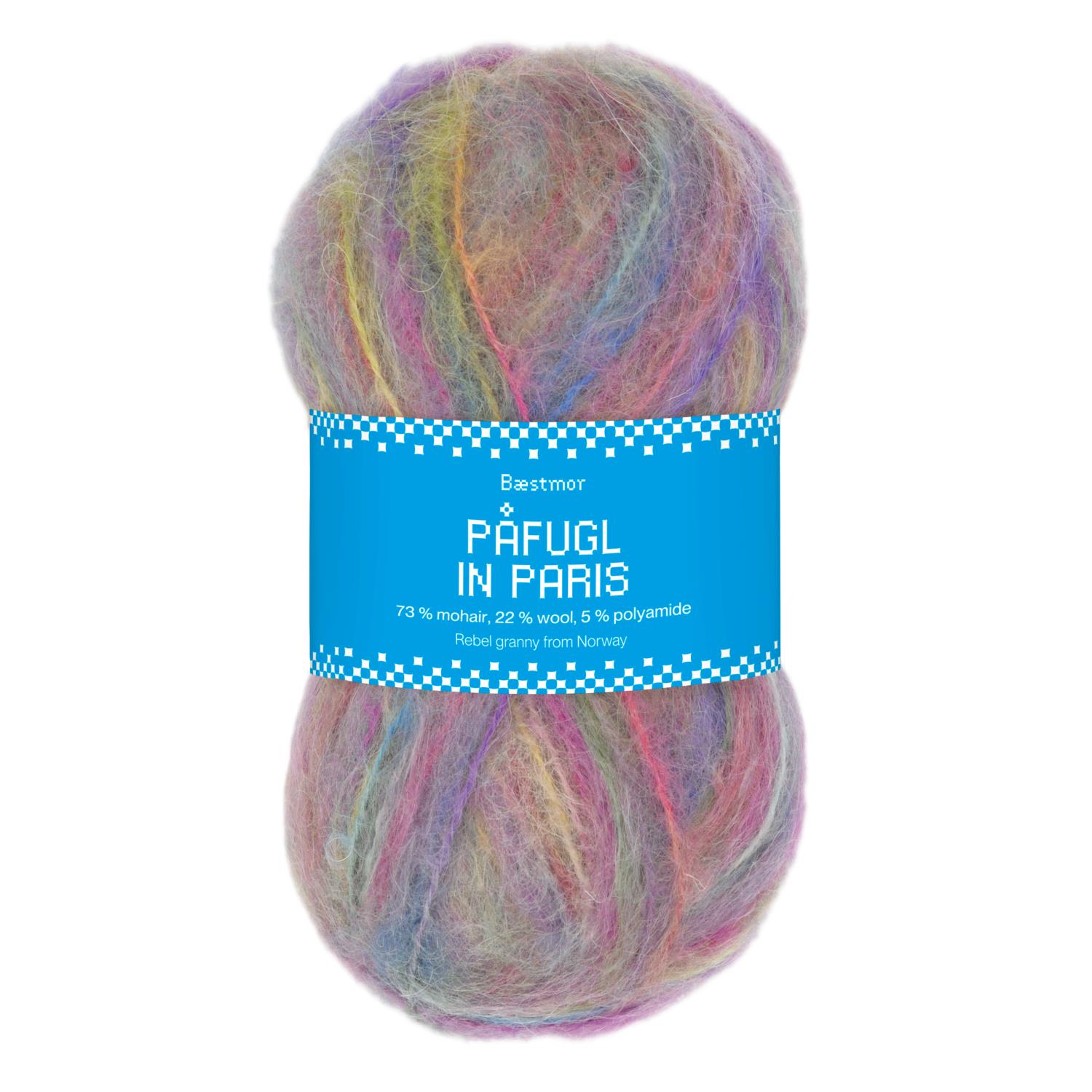 Påfugl in Paris - Purple rainbow