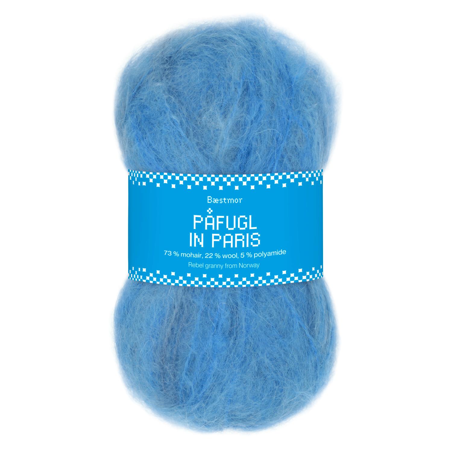 Påfugl in Paris - Blue mix