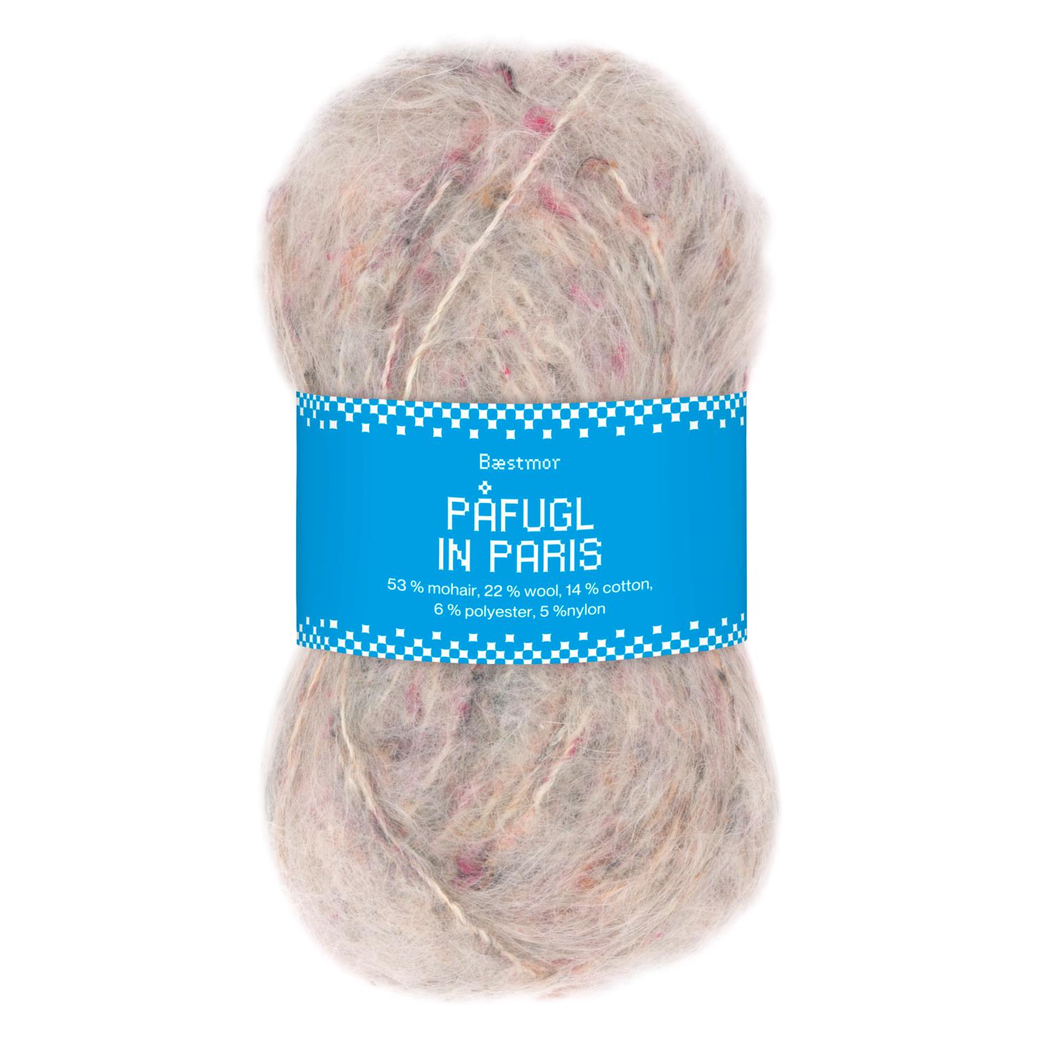 Påfugl in Paris - Pink tweed