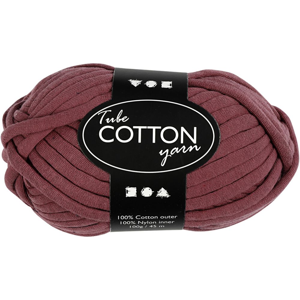 Tubegarn Bomull 100gr. Lyng