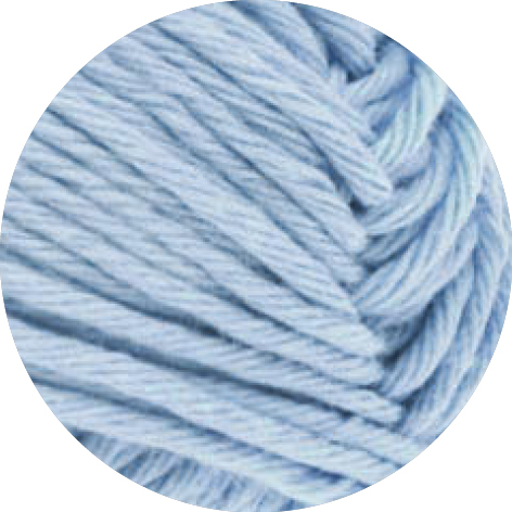 STAR BOMULL - Lys blå 075