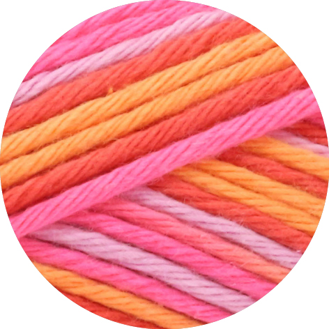 STAR PRINT Rosa/orange/Lilla/rød 345