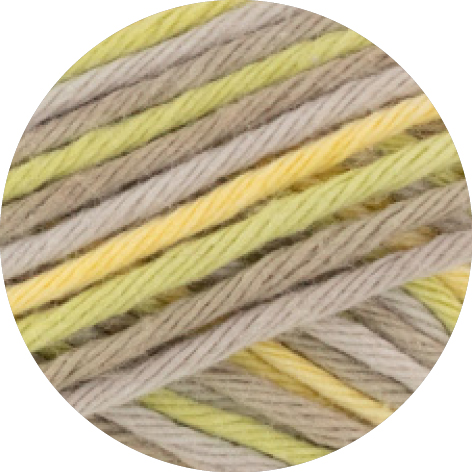 STAR PRINT Grønn/gul/grå/beige 356