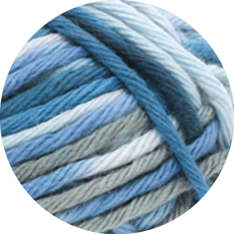 STAR PRINT Mørk blå/blå/lys blå/hvit 334