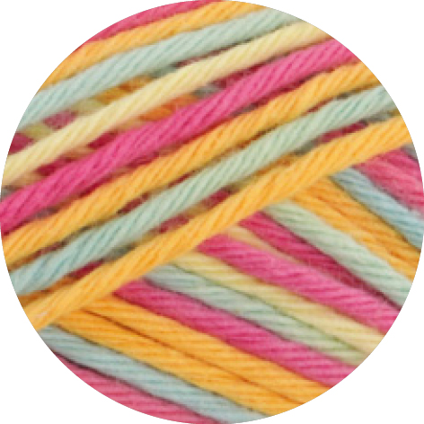 STAR PRINT Gul/rosa/orange/grønn 362