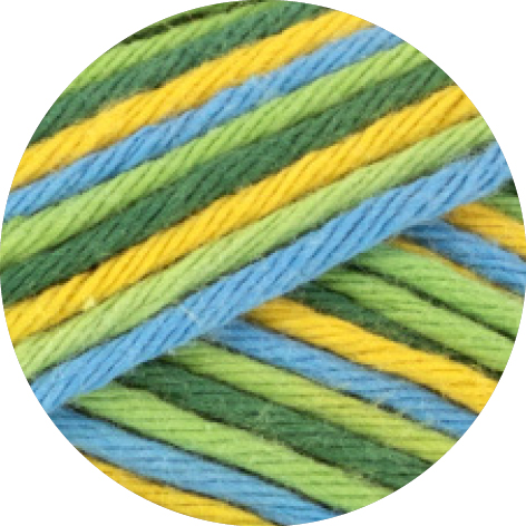 STAR PRINT Grønn/lys grønn/gul/turkis 357