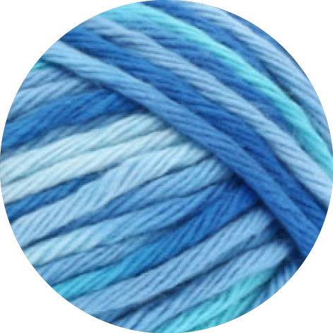 STAR PRINT Blå/lys blå/gråblå/turkis 315