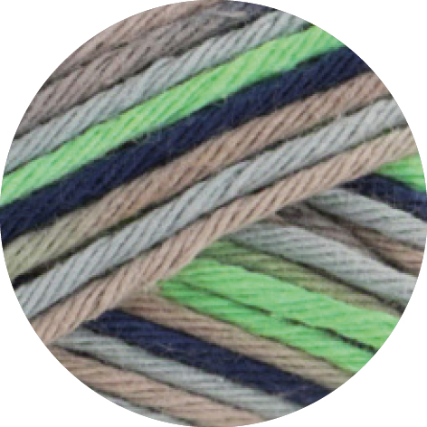 STAR PRINT Mørk grønn/lysgrønn/brun/blå 365