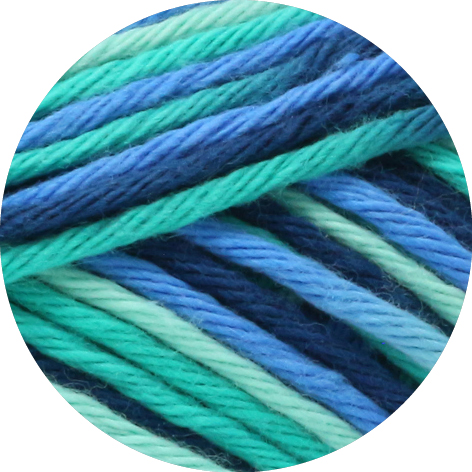 STAR PRINT Turkis/lys turkis/blå/mørk blå 338