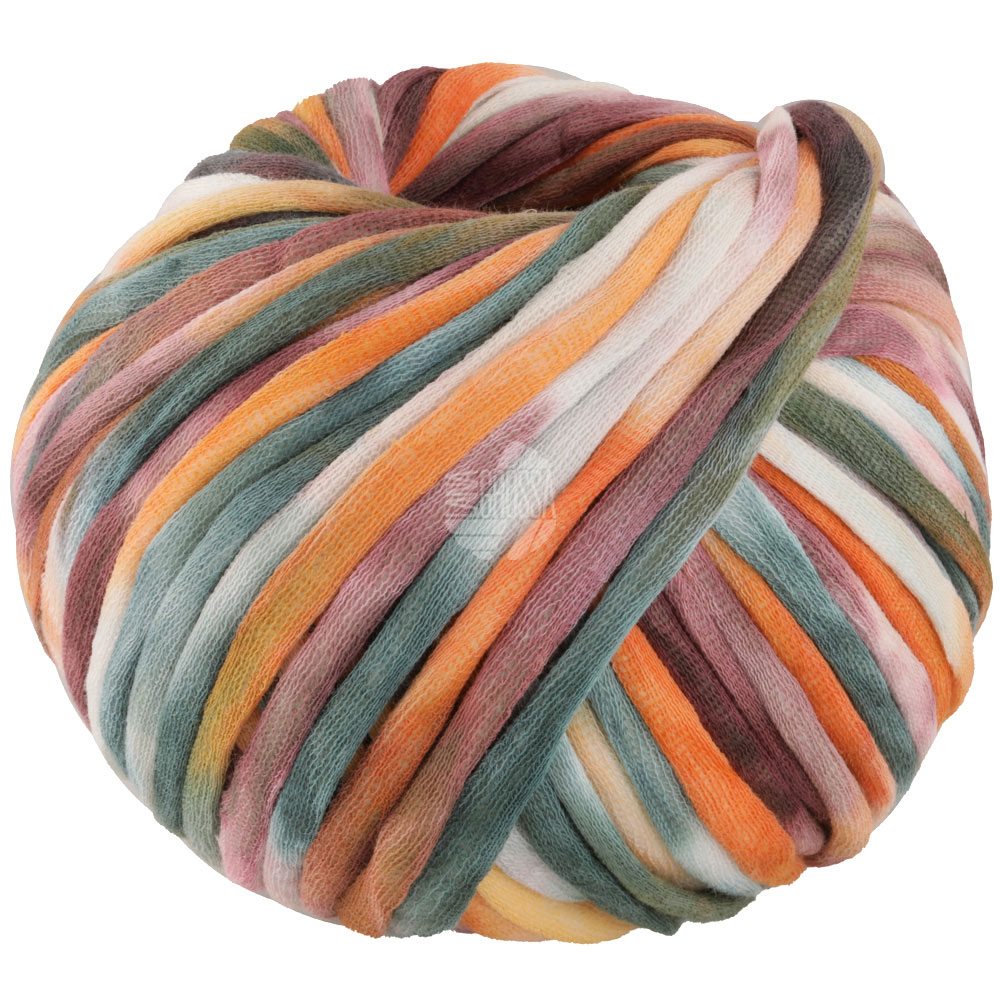 Gelato 002 - Multi Petrol/orange/burgunder