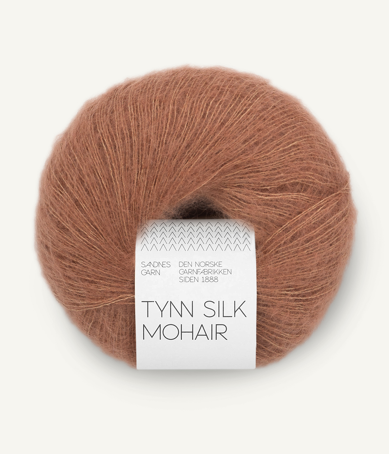 Tynn silk mohair Mocha Mousse 3342