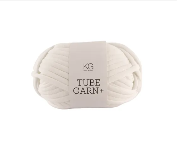 Tubegarn+ 7mm Hvit 0601