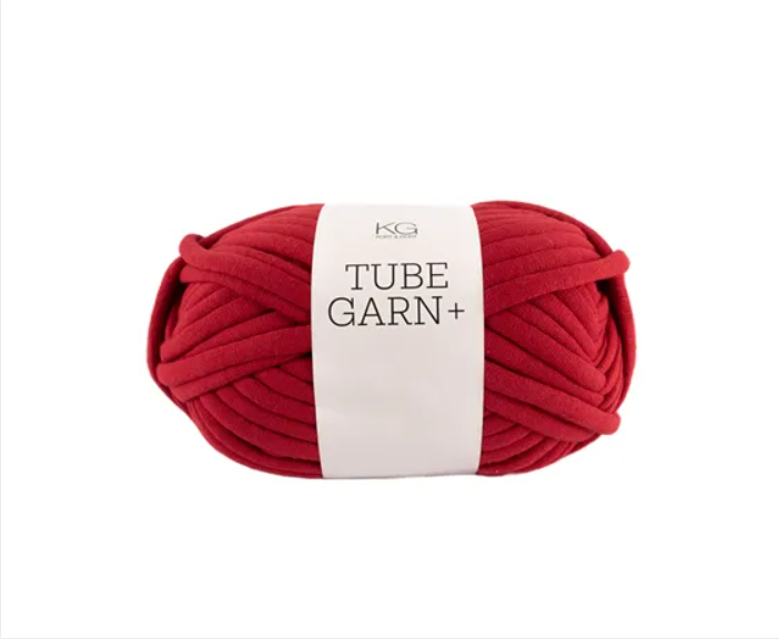 Tubegarn+ 7mm Mørk rød 1557