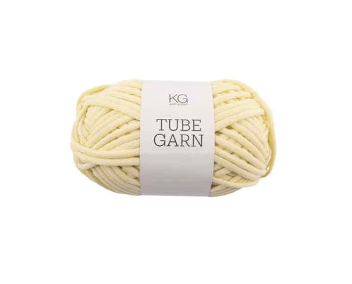 Tubegarn 4mm Lysgul 0717