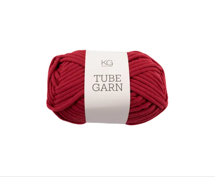 Tubegarn 4mm Rød 1761