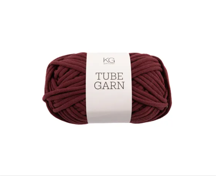 Tubegarn 4mm Vinrød 1535