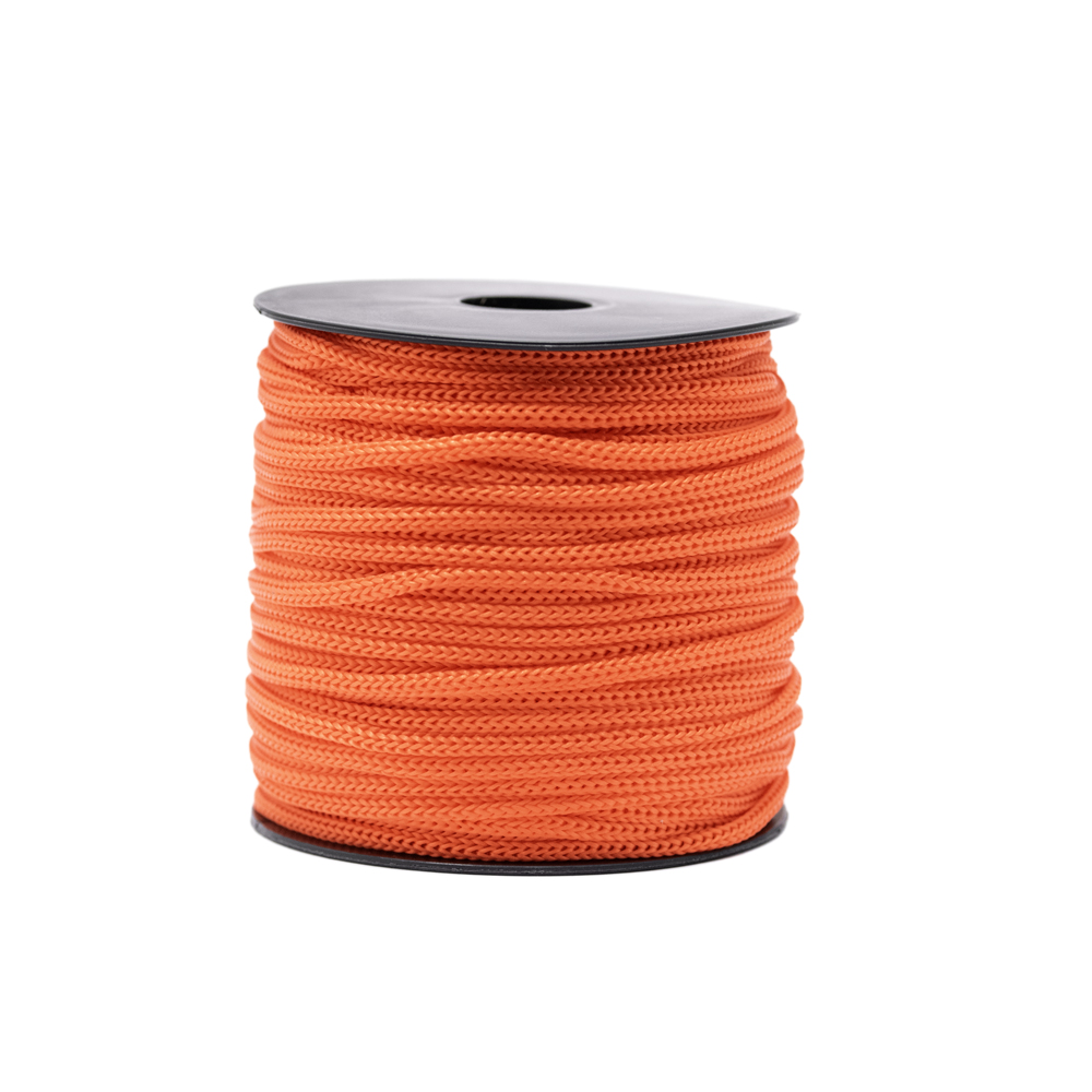 Hekletråd 4mm 007  Oransje 50m