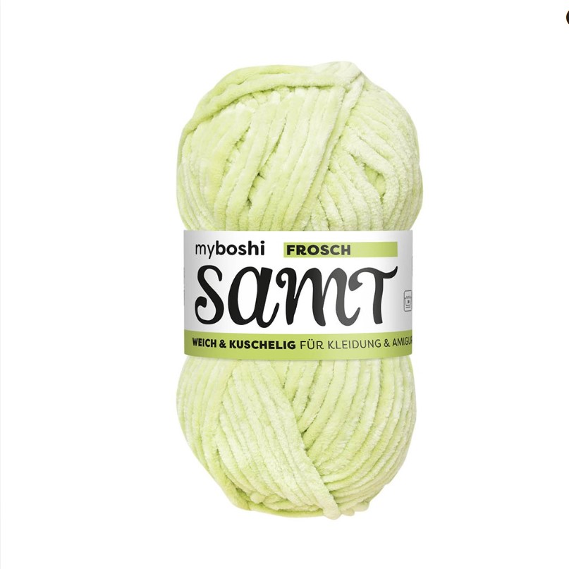 Myboshi Samt Chenillegarn - 827 Frog