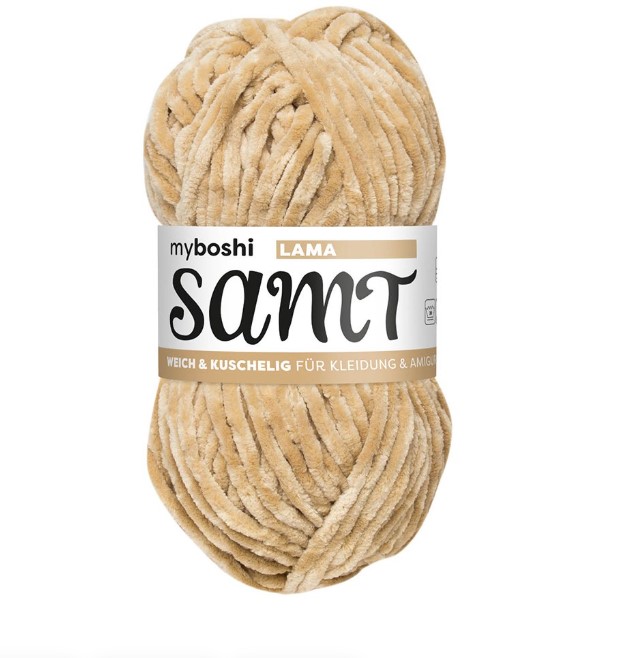 Myboshi Samt Chenillegarn - 872 Lama