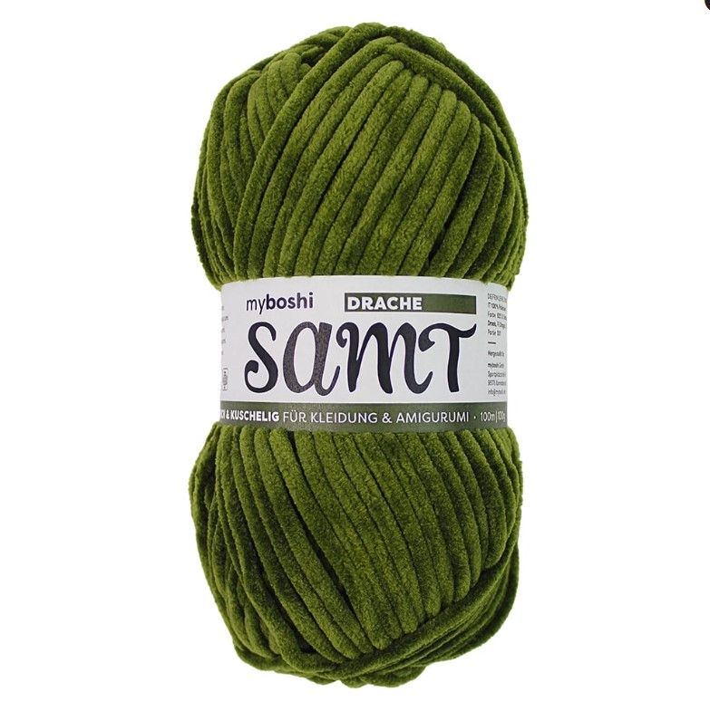 Myboshi Samt Chenillegarn 100g - 825 Dragor