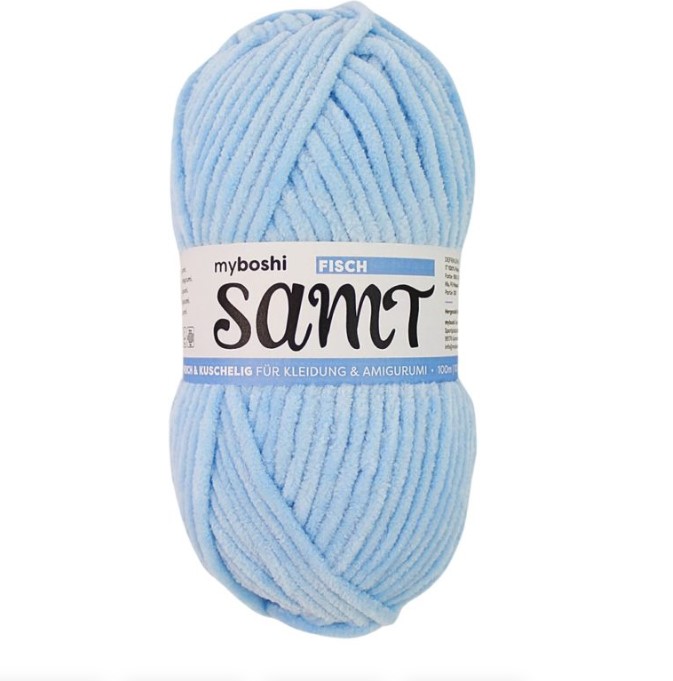 Myboshi Samt Chenillegarn 100g - 856 Fish